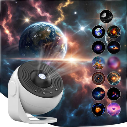 Galaxy Projector Star Night Light – 13-in-1 HD Planetarium